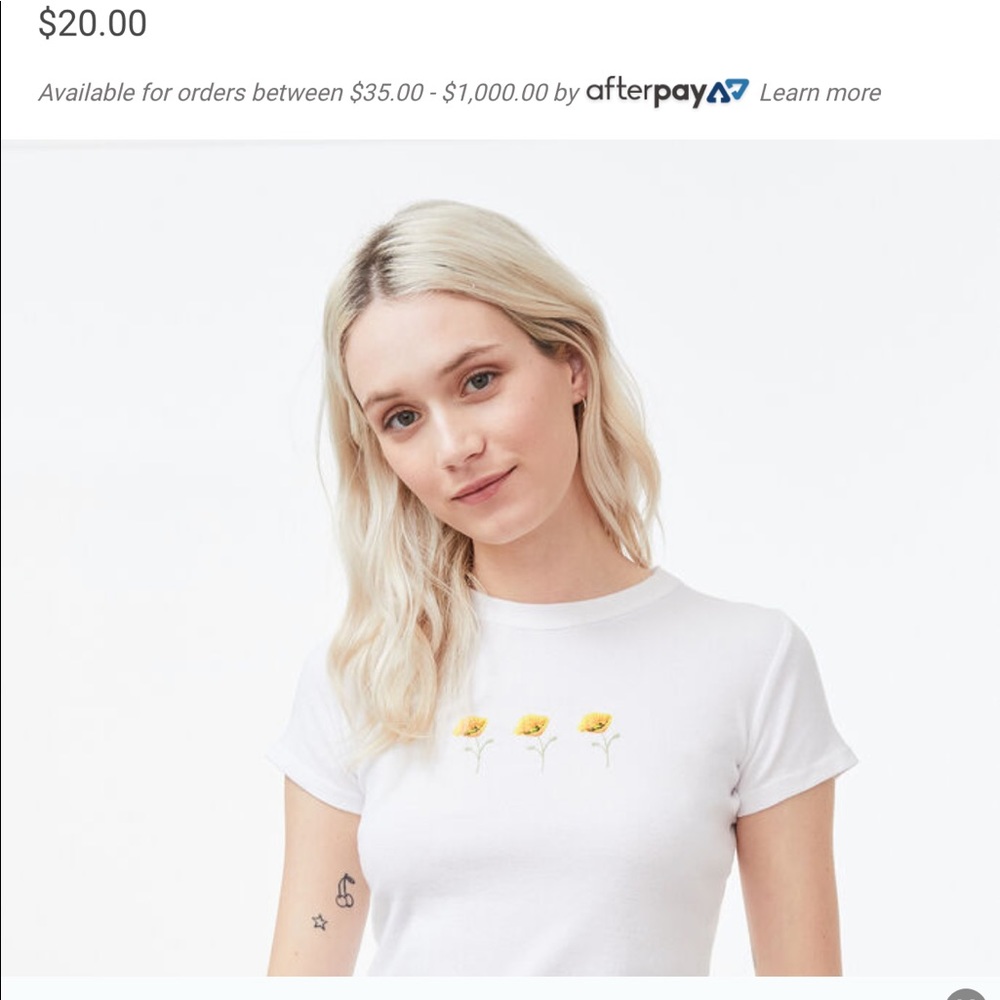 Poppy Crop top from Pac Sun